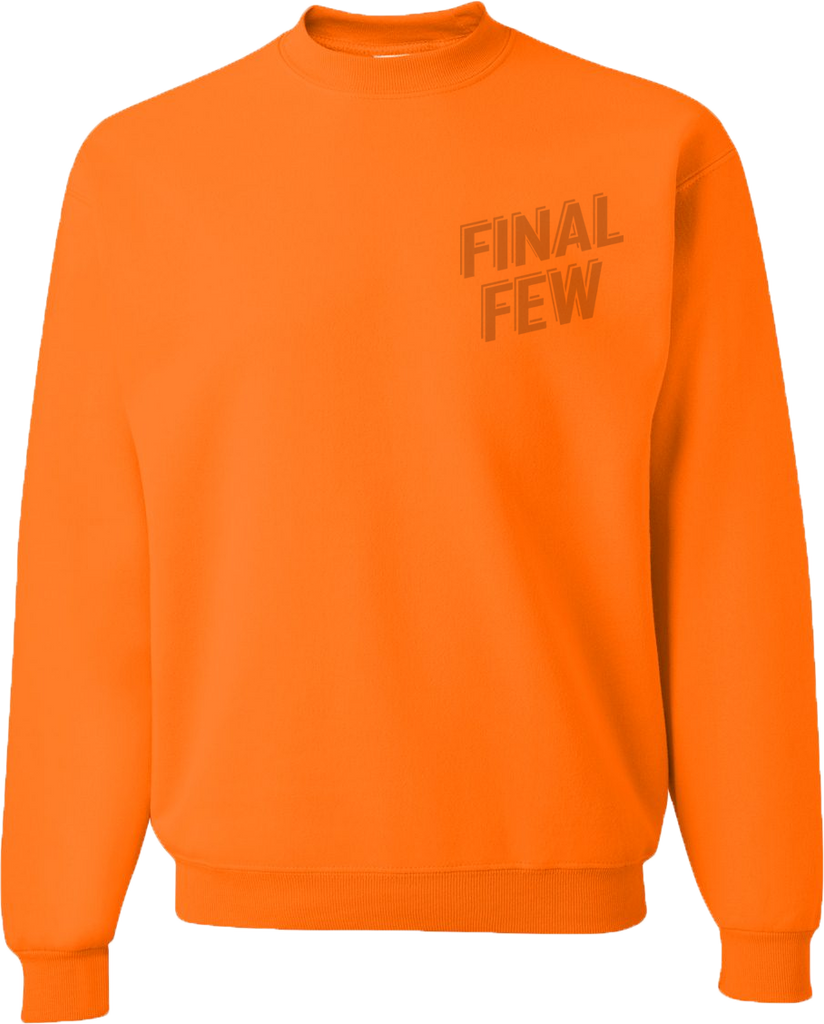 Laser orange sweatshirt sale